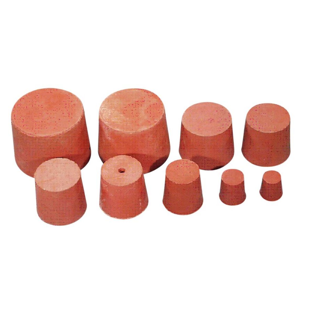 Drilled Rubber Stopper Size Chart