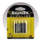4 Pack AAA Batteries Raymax
