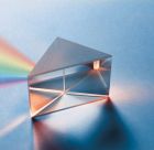 Prism, glass, right angled triangle, 38mm sides x 38mm thick