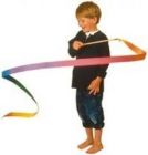 Twirling Rainbow Ribbon
