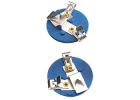 Lamp holder, MES, with 2 Fahnstock clips, economy