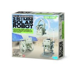 Mini solar shop robot