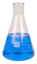 Flask, Erlenmeyer, Glass, 1000ml, Narrow Mouth