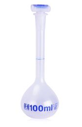 Flask, Volumetric, 500ml, Plastic, with Stopper