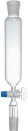 Separatory Funnel, Cylindrical, 100ml, 19/26