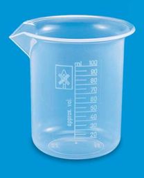 Beaker, polypropylene,  100ml/each