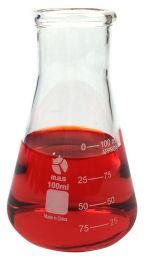 Flask, Erlenmeyer, Glass, 100ml, Wide Mouth