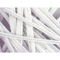 Stems 30cm x 6mm White 25 Per Bag