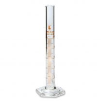 Cylinder, measuring, glass 10ml, glass foot