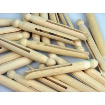 Dolly Pegs Plain 10cm Length 24 Per Pack