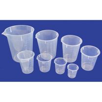 Beaker, Plastic, Set of 8 (30-1000ml)