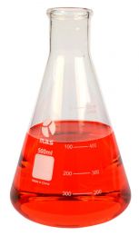 Flask, Erlenmeyer, Glass, 500ml, Narrow Mouth