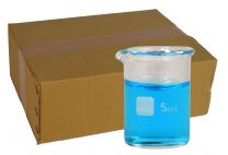 Beaker, Glass, 5ml, Low Form, Box of 25
