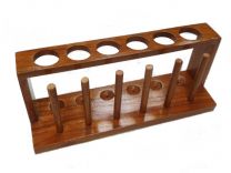 6 Hole Wooden Test Tube Rack - 25mm