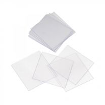 Plastic Cover Slips, 22x22mm, Box of 1000