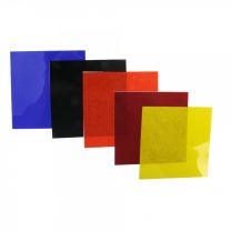 Gelatine Colour Filters, 100x100mm, 5 Pack
