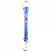 Spring balance, cylinder, 250g/2.5N, blue