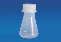 Flask, Erlenmeyer, Plastic, Screw Cap