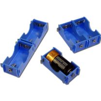 Battery holder, teaching, 1 x D, pair
