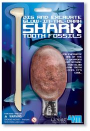 Dig and Excavate Glow Shark Tooth Fossils