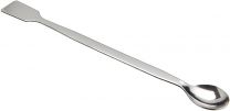Spatula, s/steel, spoon & flat end, 200mm