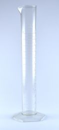 Measuring Cylinder, Plastic, 1000ml, TPX/Clear