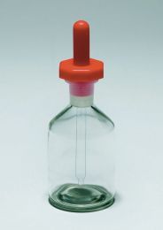 Dropping Bottle, Glass, Clear, Ground in Pipette