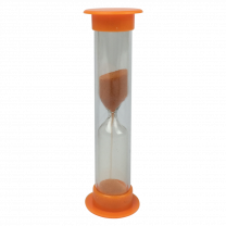 Sand Timer, Plastic, Mini, 1 Minute, Orange