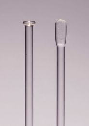 Stirring rod, glass, paddled ends, 250 x 6mm d., pkt/10