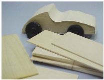 Balsa Chassis, 5 Pack
