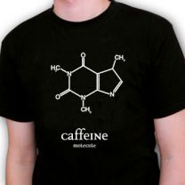 T Shirt, Caffeine Molecule