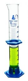 Cylinder, measuring, glass 100ml, plastic base