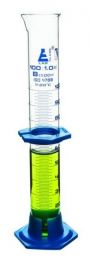 Measuring Cylinder, glass, plastic base, 100ml