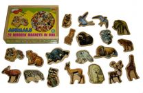 Magnetic Animal Wooden Box