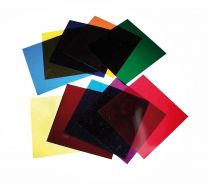 Filters, unmounted,  set/10 colours, 100 x 100mm.