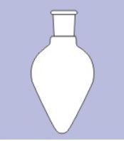 Flask, Pear Shaped, 50ml, 19/26