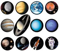 Solar System Fridge Magnets