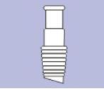 Joint Adapter, Mouth 24/29, Stopper 19/26