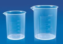 Beaker, polypropylene,  25ml/each