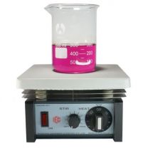 Magnetic stirrer/hotplate, simmerstat with cast aluminium plate