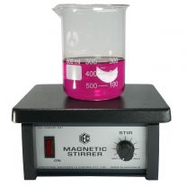 Magnetic stirrer with PTFE coated plate