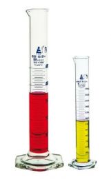 Measuring Cylinder, glass, glass base, 25ml 