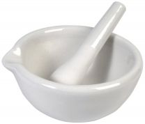 Porcelain Mortar & Pestle - 60 x 35mm