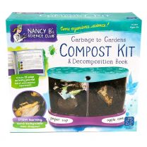 Nancy B's Science Club Garbage to Gardens Compost Kit & Decomposition Book