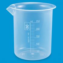 Beaker, polypropylene,  250ml/each
