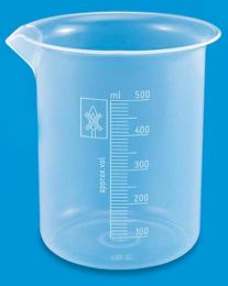 Beaker, polypropylene,  500ml/each