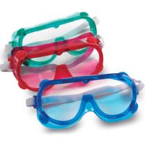 Coloured Safety Goggles, Set of 6