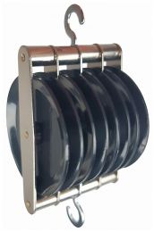 Pulley, Quadruple Parallel, ABS Plastic