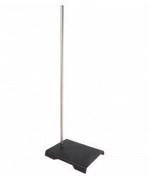 Retort stand, steel base and rod