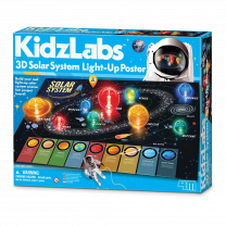 Kidz Labz, Solar System Poster - Light up